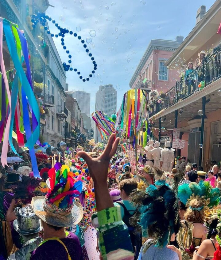 Experience the excitement of a colorful Mardi Gras parade, where people in festive costumes, streamers, and beads fill the air&mdash;one of the most vibrant winter festivals celebrated around the world.